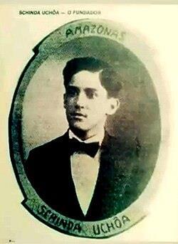 Schinda, ainda jovem, idealizador de um dos gigantes do futebol nortista, 